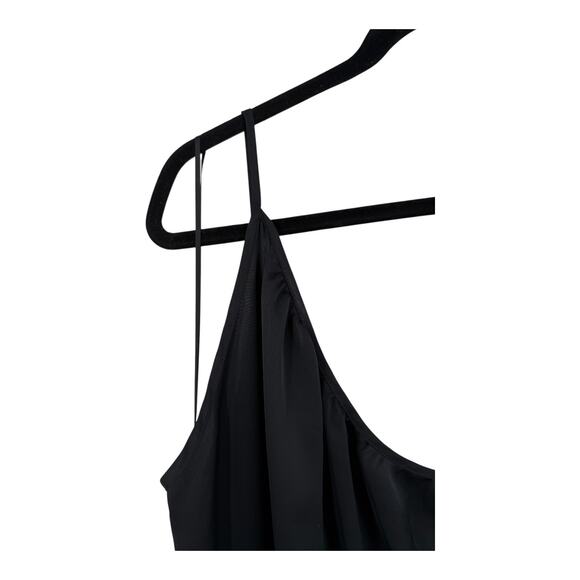 Ramy Brook Leah one shoulder minidress dress black size Large L - Picture 4 of 9